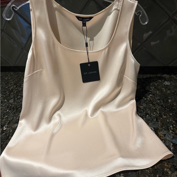 St. John Tops - St. John Elegant Cream Camisole Top